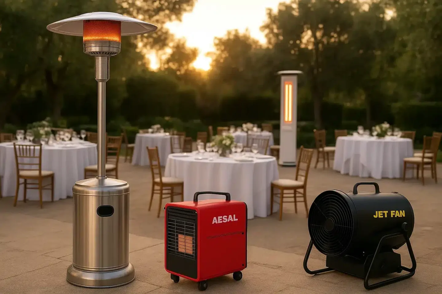 اجاره هیتر برای برگزاری میهمانی و مجالس